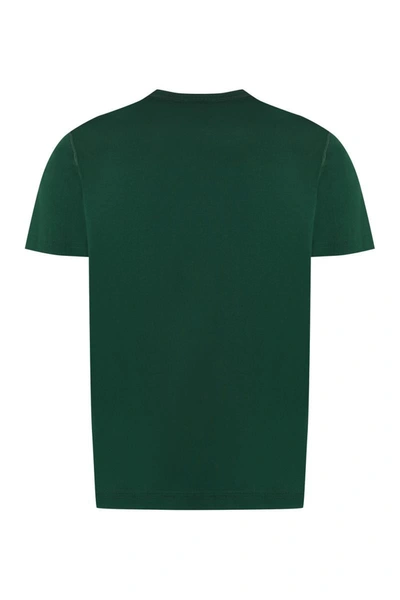 Shop Dolce & Gabbana Cotton Crew-neck T-shirt In Green