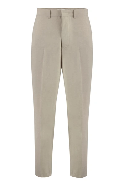 Shop Department 5 E-motion Wool Blend Trousers In Beige