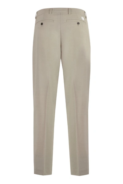 Shop Department 5 E-motion Wool Blend Trousers In Beige