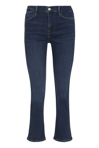 Shop Frame 5-pocket Straight-leg Jeans In Denim