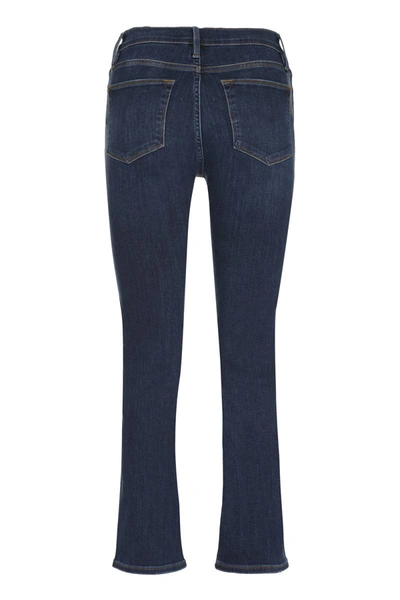 Shop Frame 5-pocket Straight-leg Jeans In Denim