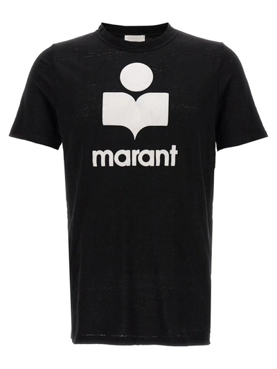 Shop Isabel Marant 'karman' T-shirt In White/black