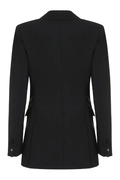 Shop Max Mara Gara Single-breasted One Button Jacket In Black