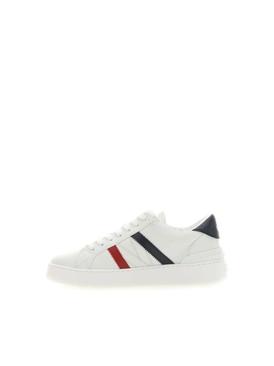 Shop Moncler Sneakers In White Multi