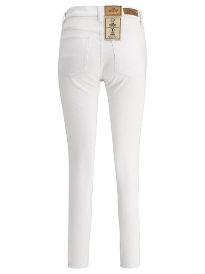 Shop Polo Ralph Lauren "the Mid Rise Skinny" Jeans In White
