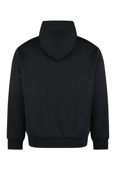 Shop Polo Ralph Lauren Cotton Hoodie In Black