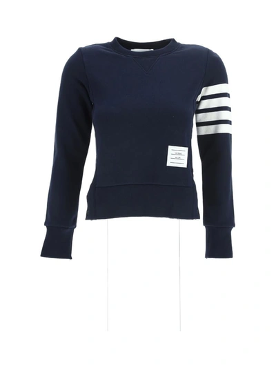Shop Thom Browne Sweaters In Navy