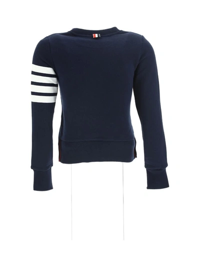 Shop Thom Browne Sweaters In Navy