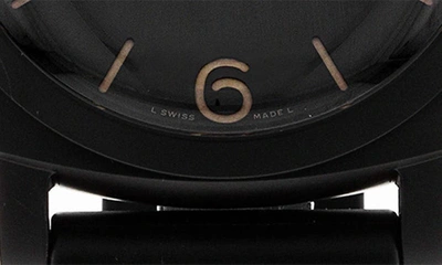 Shop Watchfinder & Co. Panerai  2017 Luminor 1950 Rubber Strap Watch, 47mm In Black