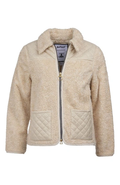 Shop Barbour X Alexachung Hazel Casual Jacket In Natural/ Pearl