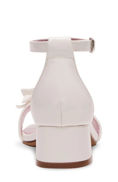 Shop Steve Madden Kids' Jlessa Ankle Strap Sandal In White
