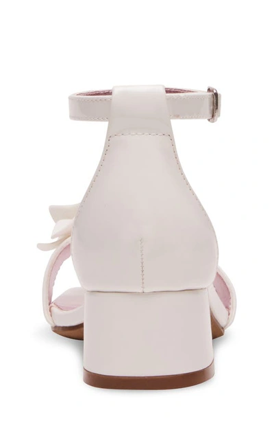 Steve Madden Kids' Jlessa Ankle Strap Sandal In White