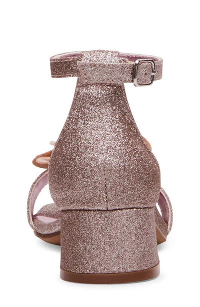 Shop Steve Madden Kids' Jlessa Ankle Strap Sandal In Rose Gold