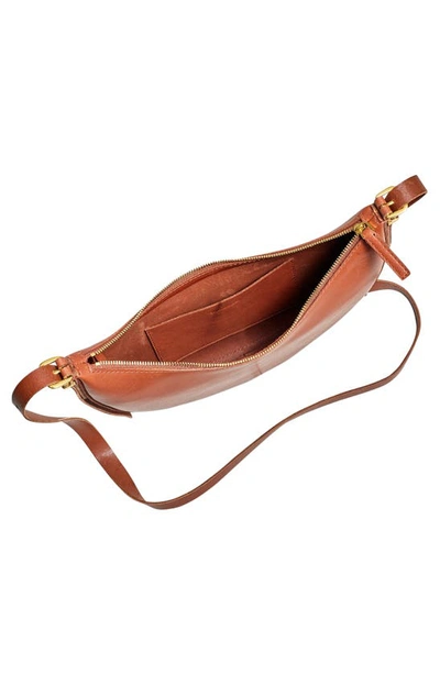 Madewell Mini The Essential Convertible Top Handle Crossbody Bag In Warm Cinnamon