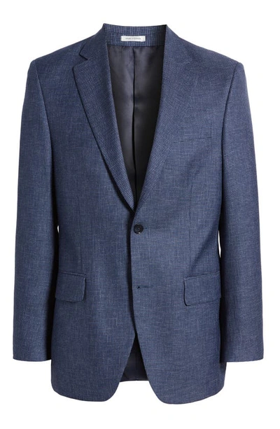 Shop Peter Millar Tailored Fit Wool Sport Coat In Blue