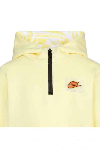 Shop Nike Kids' Pullover Hoodie In Soft Yellow