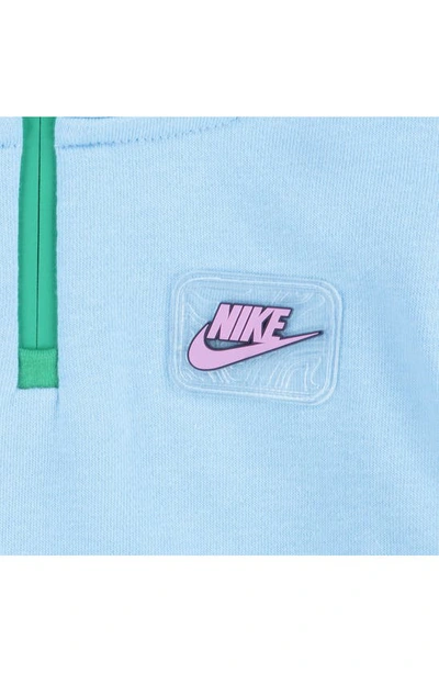 Shop Nike Kids' Pullover Hoodie In Aquarius Blue
