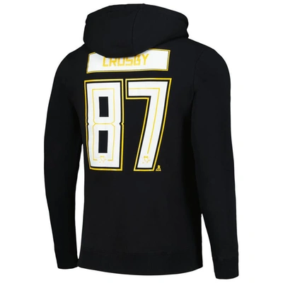 Shop Levelwear Sidney Crosby Black Pittsburgh Penguins Podium Name & Number Pullover Hoodie