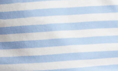 Shop Polo Ralph Lauren Stripe Cotton Polo In Austin Blue/ White