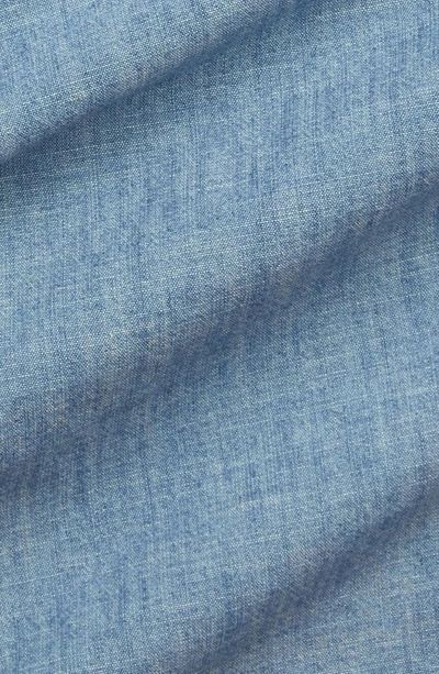Shop Polo Ralph Lauren Cotton Chambray Button-down Shirt In Medium Indigo