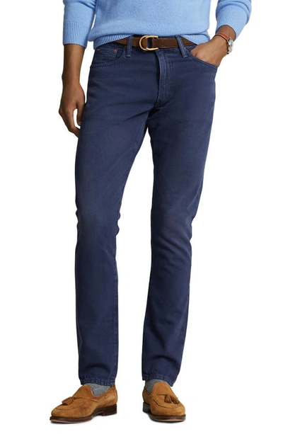 Shop Polo Ralph Lauren Sullivan 5-pocket Straight Leg Jeans In Newport Navy