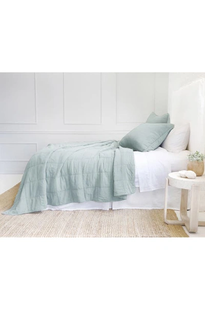 Shop Pom Pom At Home Antwerp Large Euro Sham In Sky