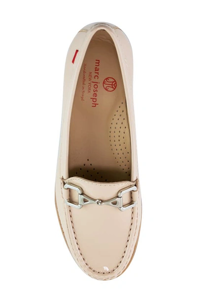 Shop Marc Joseph New York Park Ave Loafer In Beige Soft Patent