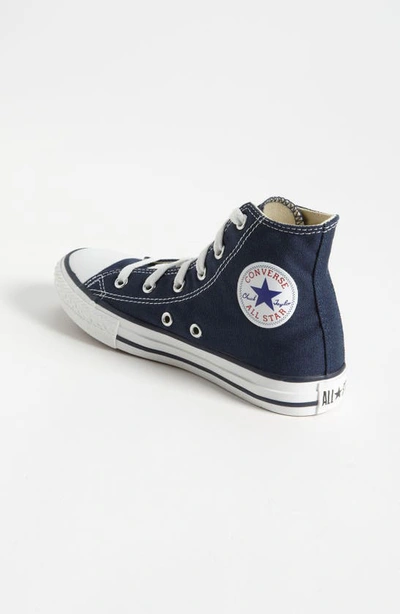 Shop Converse Kids' Chuck Taylor® All Star® High Top Sneaker In Navy