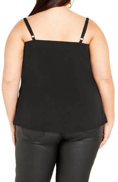 Shop City Chic Katalina Camisole In Black