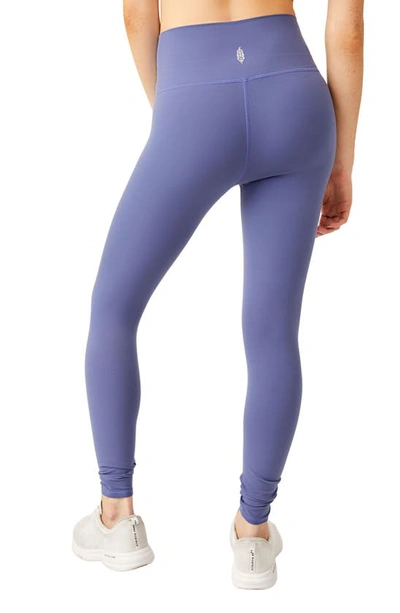 Shop Fp Movement By Free People Never Better High Waist Leggings In Summer Blueberry