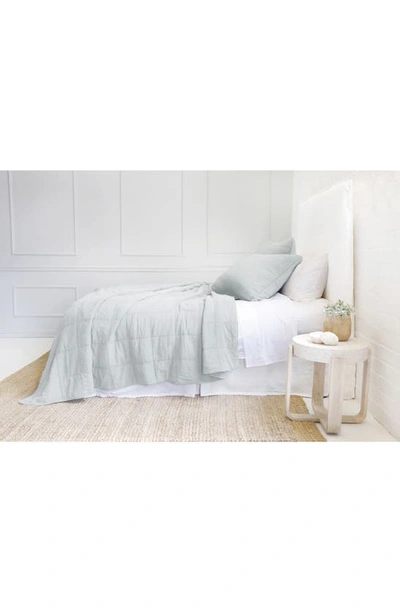 Shop Pom Pom At Home Antwerp Cotton Coverlet In Sky