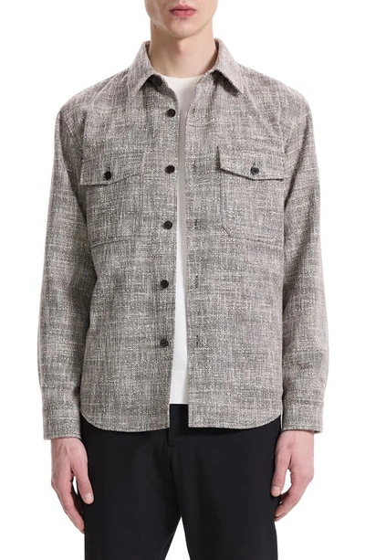 Shop Theory Garvin Tweed Jacket In Black Multi
