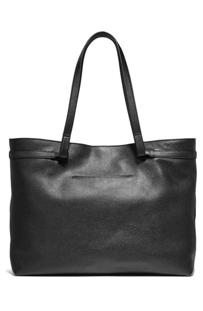 Cole Haan Essential Soft Leather Tote In Black