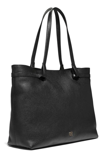 Cole Haan Essential Soft Leather Tote In Black