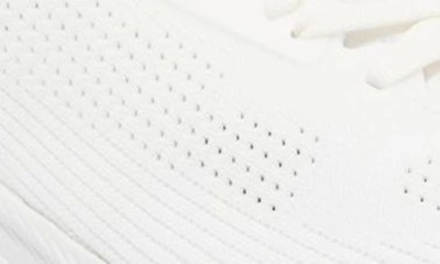 Shop Hoka Arahi 7 Running Shoe In Blanc De Blanc / Steel Wool