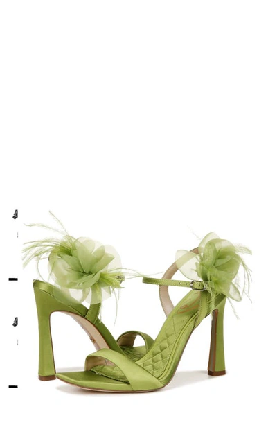 Shop Sam Edelman Leana Ankle Strap Sandal In Tropic Green
