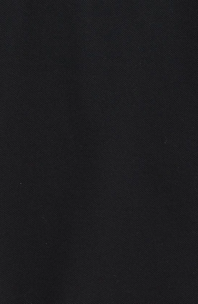Shop Moncler Kids' Cotton Polo In Black