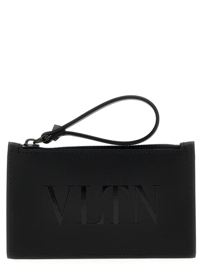 Shop Valentino Vltn Cardholder Wallets, Card Holders In Black