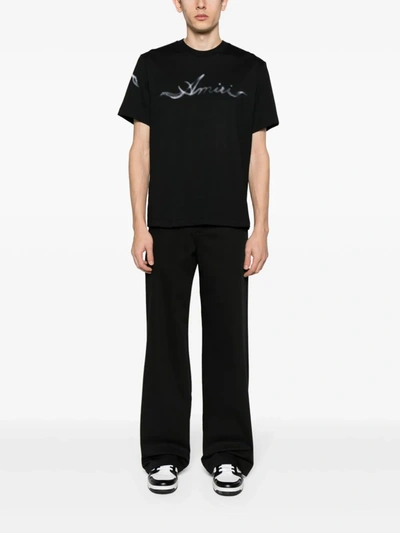 Shop Amiri Men Baggy Chino In 001 Black