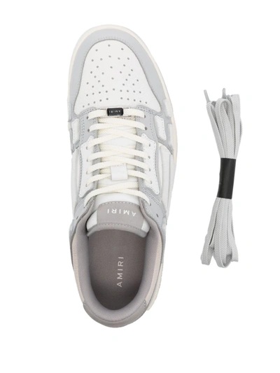 Shop Amiri Men Skel Top Low Sneaker In 030 Grey