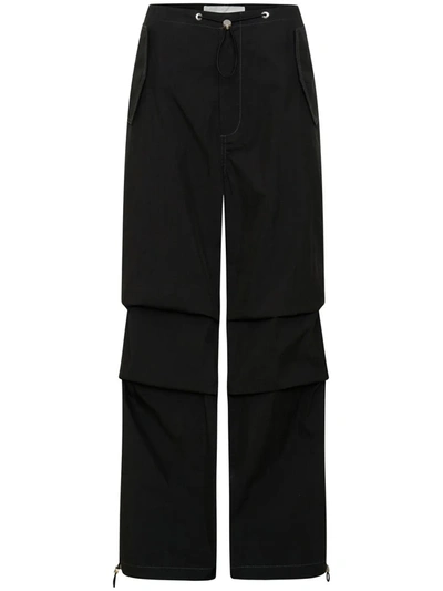 Shop Dion Lee Women Toggle Parachute Pants In 1000 Black