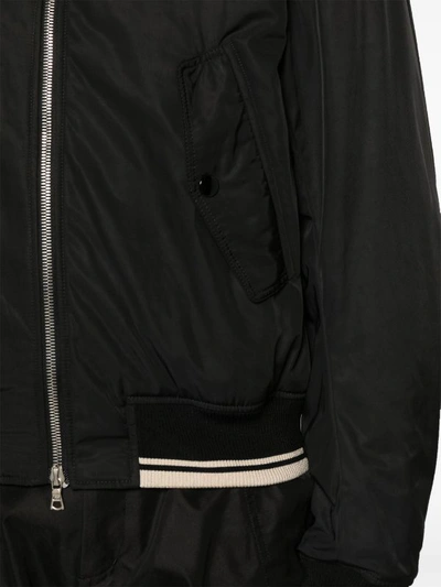 Shop Dries Van Noten Men Zip Bomber Jacket In 900 Black
