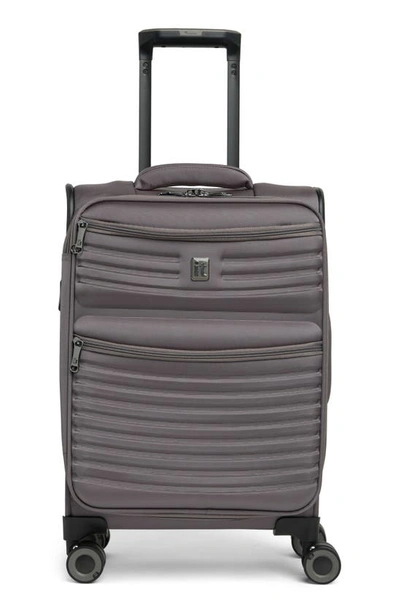 Shop It Luggage Precurser 19" Softside Carry-on Luggage In Charcoal