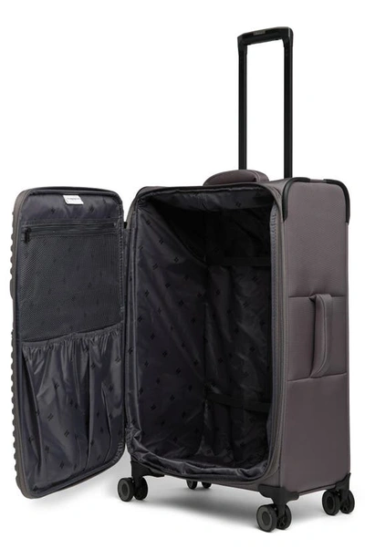 Shop It Luggage Precurser 25" Softside Luggage In Charcoal