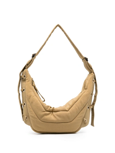 Shop Lemaire Unisex Small Soft Game Bag In Ye558 Ochre Mustard