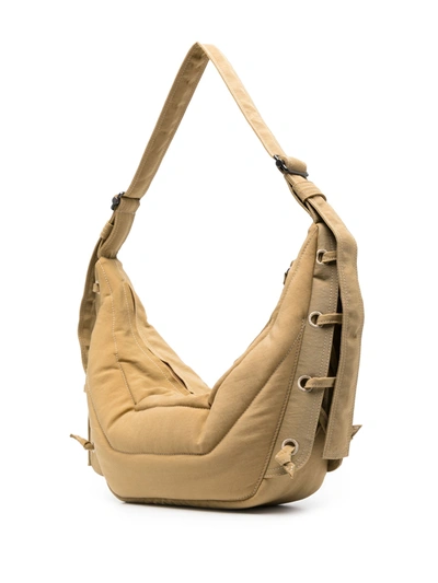 Shop Lemaire Unisex Small Soft Game Bag In Ye558 Ochre Mustard