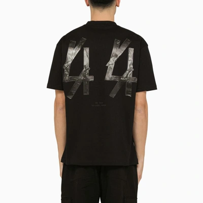 Shop M44 Label Group 44 Label Group 44 Gaffer Print Crew-neck T-shirt In Black
