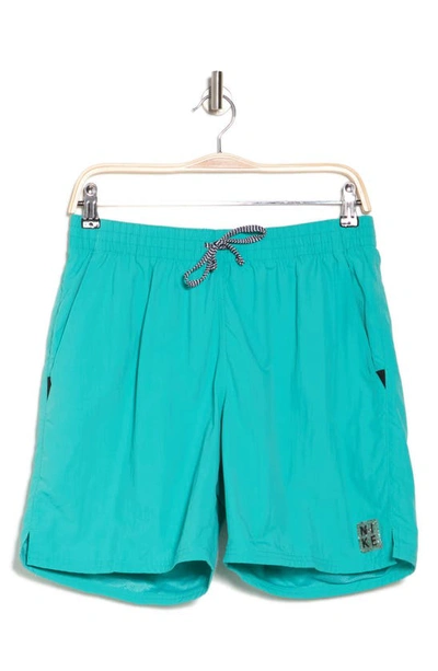 Shop Nike 7" Volley Shorts In Washed Teal