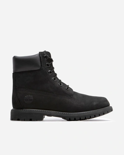 Shop Timberland Premium 6 Inch Lace Up Waterproof Boot In Black