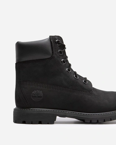 Shop Timberland Premium 6 Inch Lace Up Waterproof Boot In Black